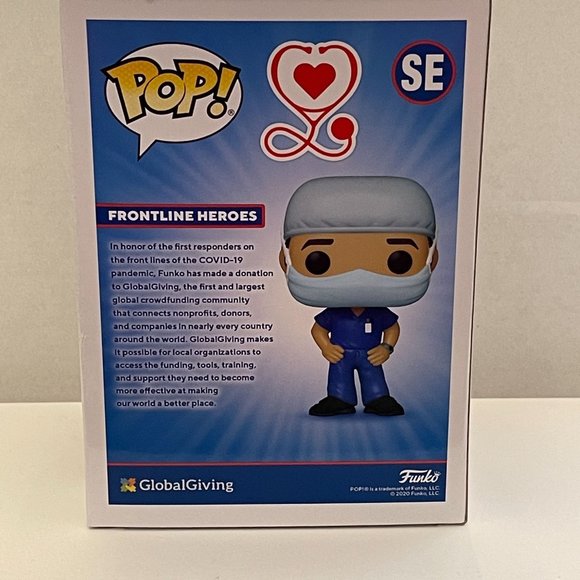 Funko Pop Frontline Heroes Dr Blue Scrubs Mask - Picture 2 of 4